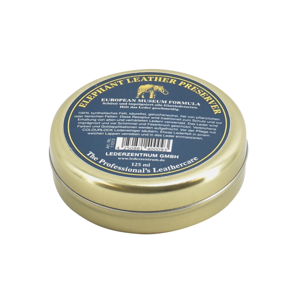 Elephant grease for leather preservation